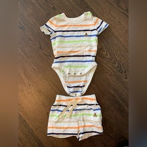 BabyGap 100% cotton matching set, 0-3 months